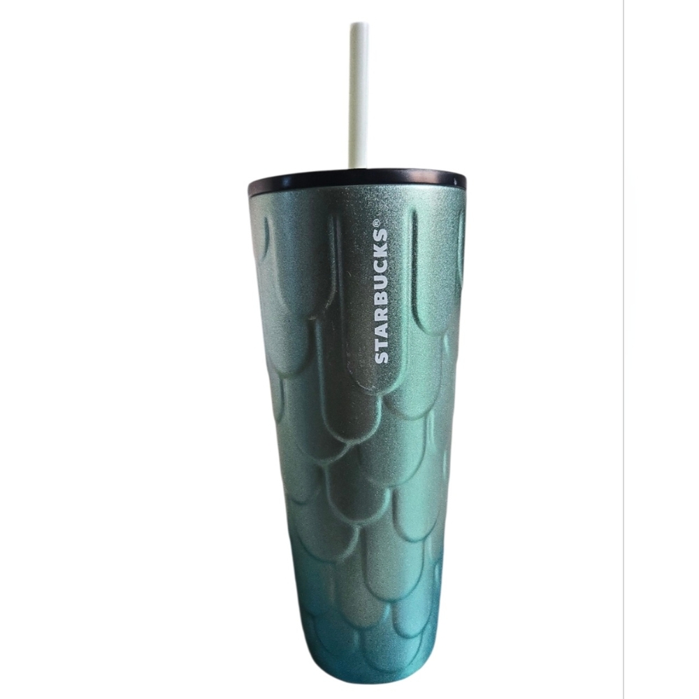 Starbucks Green Tumbler with Straw